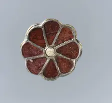 Rosette Brooch, Frankish, 6th century. Creator: Unknown