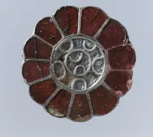 Rosette Brooch, Frankish, first half 6th century. Creator: Unknown
