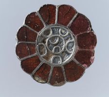 Rosette Brooch, Frankish, first half 6th century. Creator: Unknown