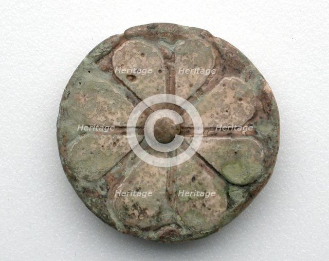 Rosette from the Temple of Ramesses III, Egypt, New Kingdom, Dynasty 20 (about 1186-1069 BCE). Creator: Unknown.
