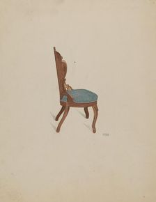 Rosewood Chair, c. 1936. Creator: Rex F Bush