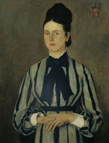 Rosine Fischler, Countess Treuberg, 1877. Creator: Wilhelm Maria Hubertus Leibl