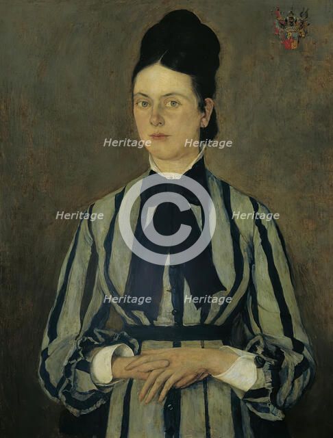 Rosine Fischler, Countess Treuberg, 1877. Creator: Wilhelm Maria Hubertus Leibl.