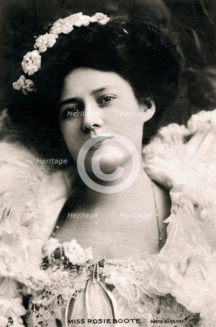 Rosie Boote (1878-1958), English actress, 1905.Artist: Bassano Studio
