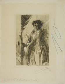 Rosita Mauri, 1889. Creator: Anders Leonard Zorn