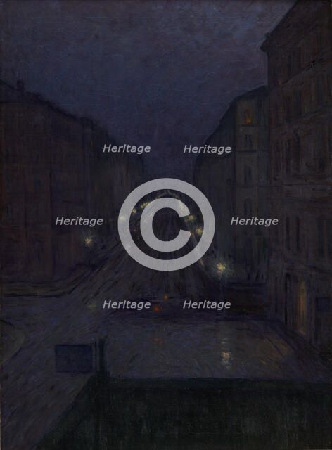 Roslag Street, Stockholm, 1893-1897. Creator: Karl Nordström.