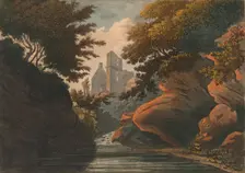 Rosline Castle 1800. Creator: M Merigot