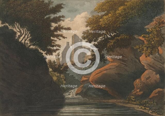 'Rosline Castle', 1800. Creator: M Merigot.