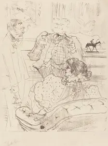 Rosmersholm; Le Gage, 1898. Creator: Henri de Toulouse-Lautrec