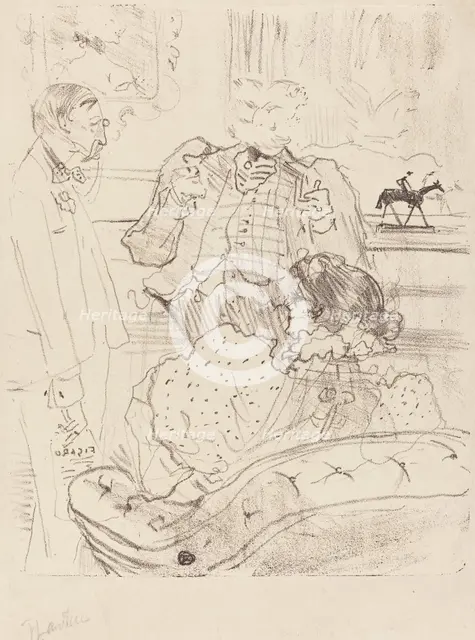 Rosmersholm; Le Gage, 1898. Creator: Henri de Toulouse-Lautrec.