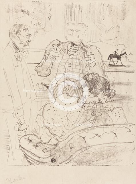 Rosmersholm; Le Gage, 1898. Creator: Henri de Toulouse-Lautrec.