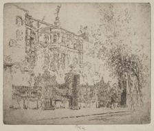 Rossetti's House, 1906. Creator: Joseph Pennell