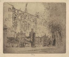Rossetti's House, 1906. Creator: Joseph Pennell