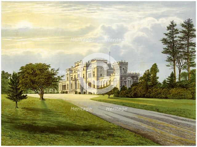 Rossie Castle, Forfarshire, Scotland, home of the Macdonald family, c1880. Artist: Unknown