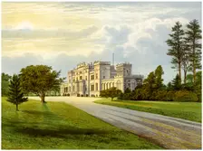 Rossie Castle, Forfarshire, Scotland, home of the Macdonald family, c1880