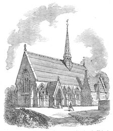 Rosslyn-Hill Chapel, Pilgrim-Lane, Hampstead, 1862. Creator: Unknown