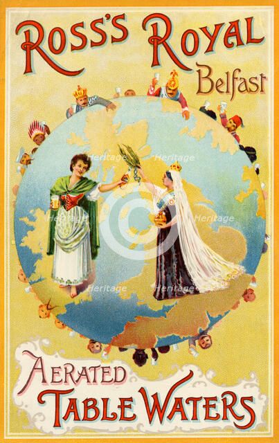 Ross’s Royal Belfast Aerated Table Waters, 19th century. Artist: Unknown