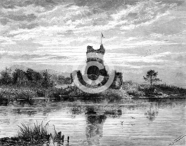 Ross Castle, County Kerry, Ireland, 19th century.Artist: Weber