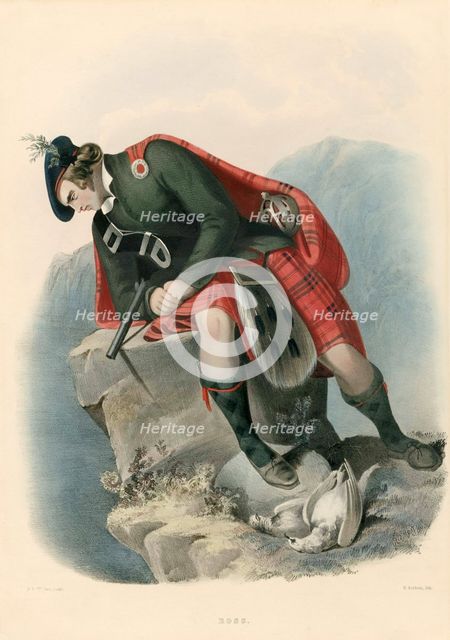 Ross, from The Clans of the Scottish Highlands, pub. 1845 (colour lithograph)