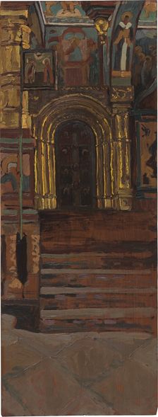 Rostov the Great. Interior of the Church of Our Savior na Senyakh