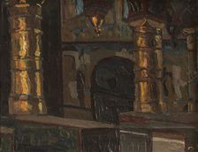 Rostov the Great. Interior of the Church of Our Savior na Senyakh