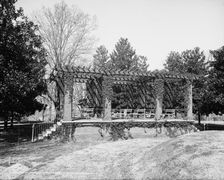 Rostrum, National Military Cemetery, Vicksburg, Miss., c1906. Creator: Unknown