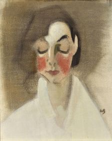 Rosy-Cheeked Girl, 1927. Creator: Schjerfbeck, Helene (1862-1946)