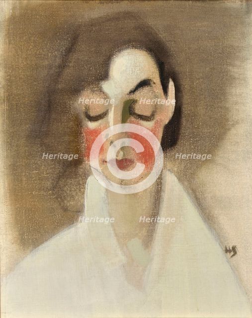 Rosy-Cheeked Girl, 1927. Creator: Schjerfbeck, Helene (1862-1946).
