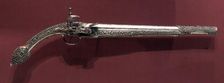 "Rat-Tailed" Miquelet-Lock Pistol, late 1700s-early 1800s. Creator: Unknown