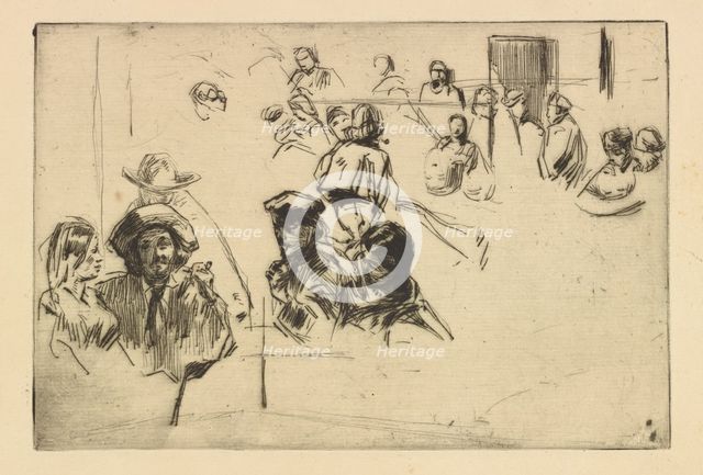 Ratcliffe Highway, 1861. Creator: James Abbott McNeill Whistler.
