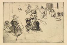Ratcliffe Highway, 1861. Creator: James Abbott McNeill Whistler
