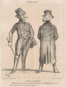 Ratapoil et Casmajou, 1850. Creator: Honore Daumier