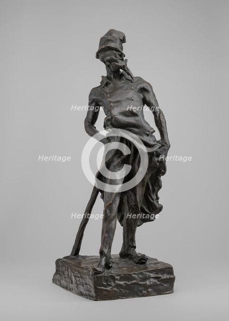 Ratapoil, model 1851, cast c. 1891. Creator: Honore Daumier.
