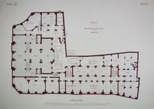 Rathskeller Neubau, Halle (Saale), Saxony-Anhalt, Germany, Basement Plan, c. 1887. Creator: Peter Joseph Weber