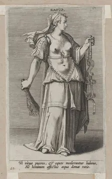 Ratio, from Prosopographia, ca. 1585-90., ca. 1585-90. Creator: Philip Galle