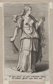Ratio, from Prosopographia, ca. 1585-90., ca. 1585-90. Creator: Philip Galle
