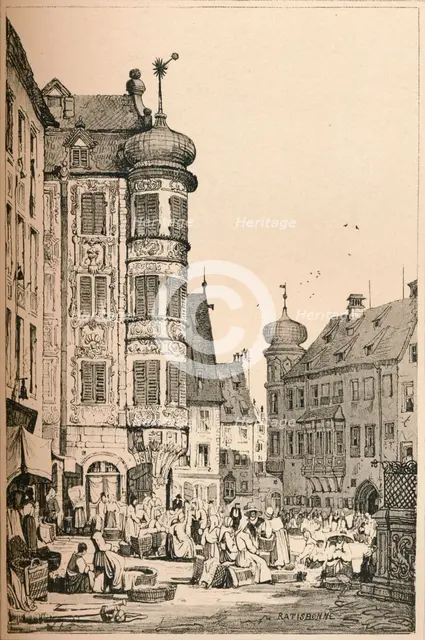 'Ratisbon', c1820 (1915). Artist: Samuel Prout.