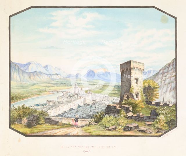 Rattenberg, Tyrol, ca. 1858-1882. Creator: Hermann Stieffel.