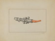 Rattle, 1935/1942. Creator: Michael Fenga