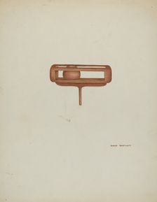 Rattle, 1935/1942. Creator: Dana Bartlett