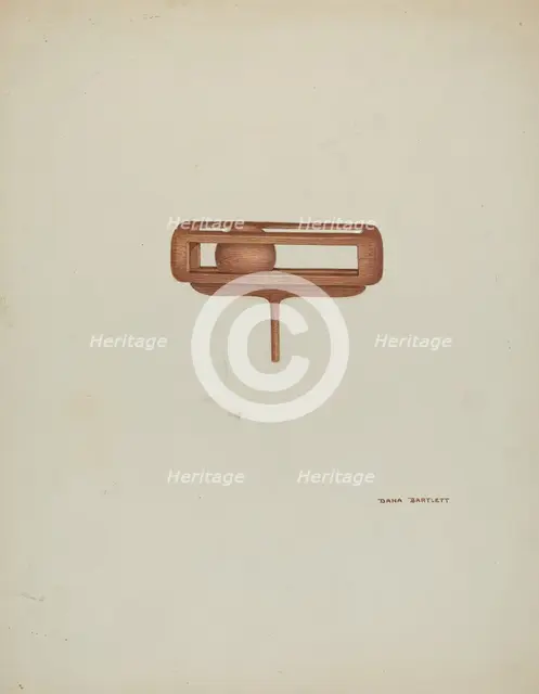 Rattle, 1935/1942. Creator: Dana Bartlett.