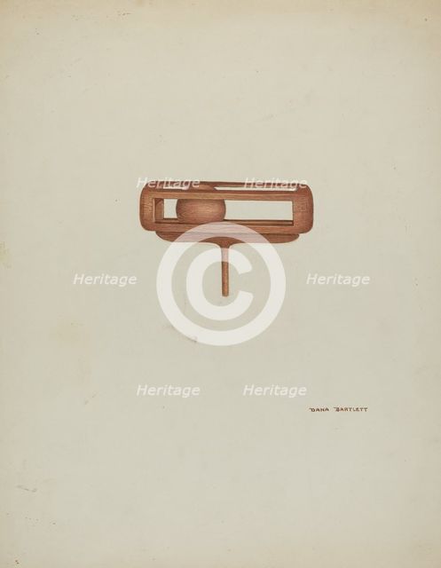 Rattle, 1935/1942. Creator: Dana Bartlett.