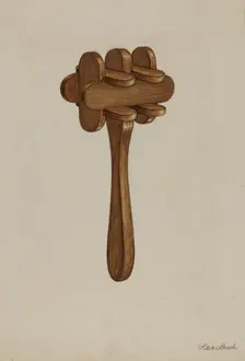 Rattle, 1935/1942. Creator: Rex F Bush
