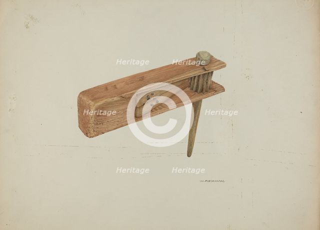 Rattle, 1935/1942. Creator: William Kieckhofel.