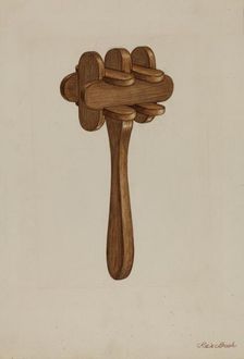 Rattle, 1935/1942. Creator: Rex F Bush