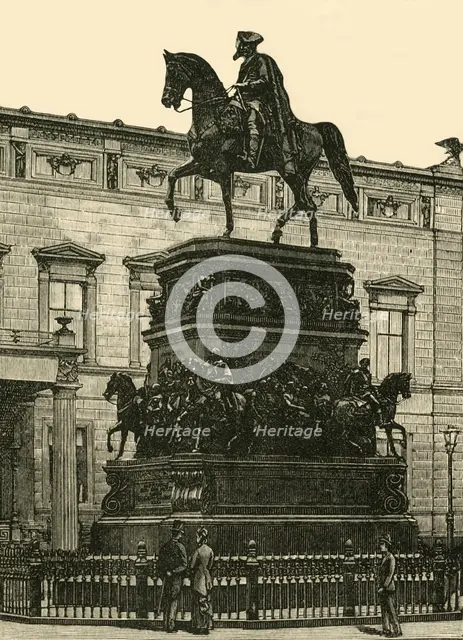 'Rauch's Statue of Frederick the Great, Berlin', 1890.   Creator: Unknown.