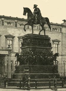 Rauch's Statue of Frederick the Great, Berlin 1890. Creator: Unknown