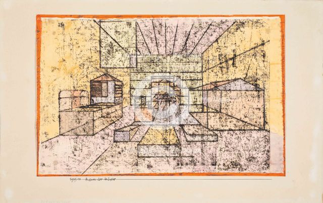 Raum der Häuser (Room of the houses), 1921. Creator: Klee, Paul (1879-1940).
