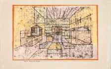 Raum der Häuser (Room of the houses), 1921. Creator: Klee, Paul (1879-1940)