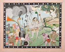 Ravana Receiving a Boon from Shiva, between c1850 and c1900. Creator: Unknown